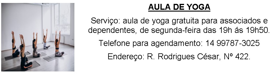 AULA DE YOGA
